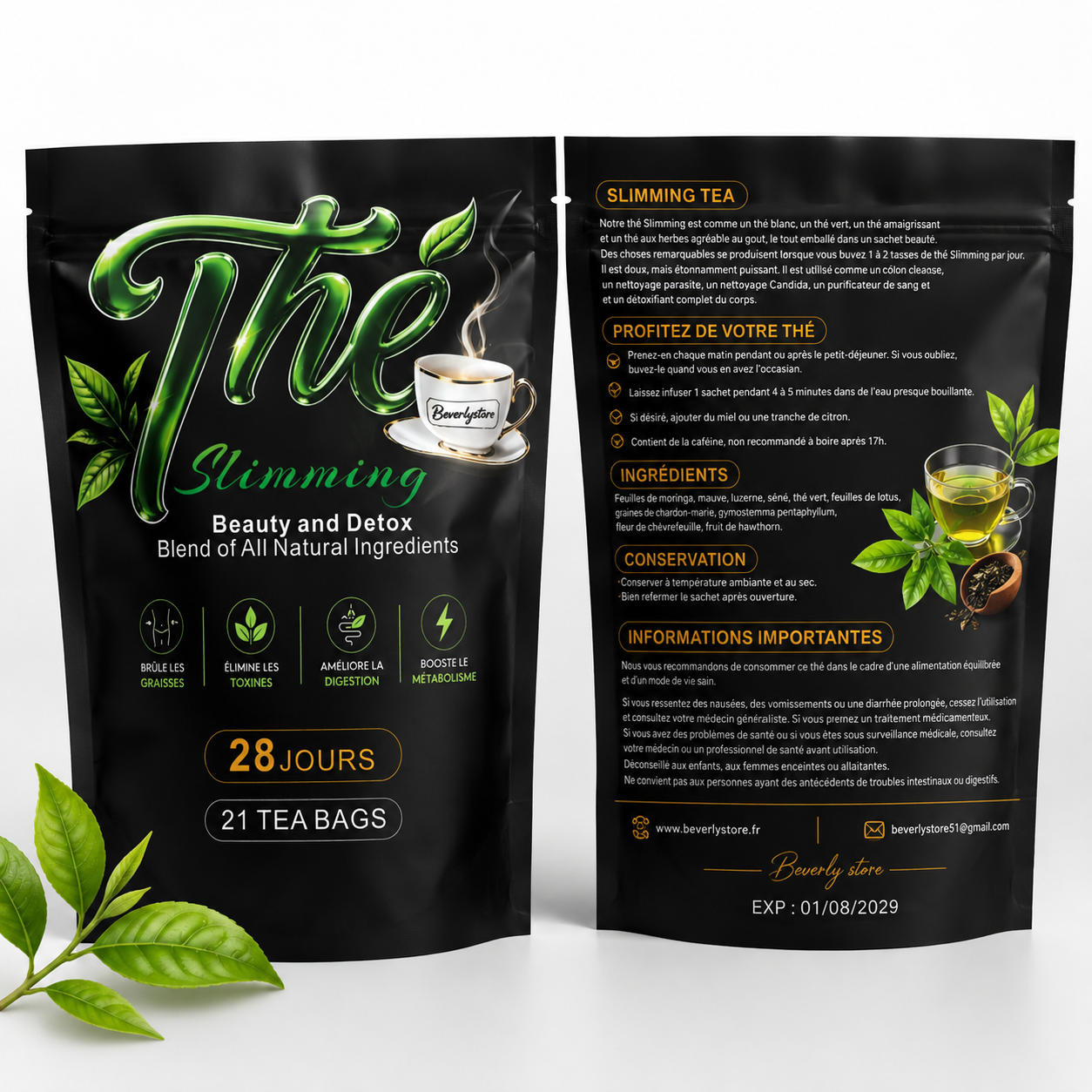 Slimming 28 jours Tea - Beauty & Detox