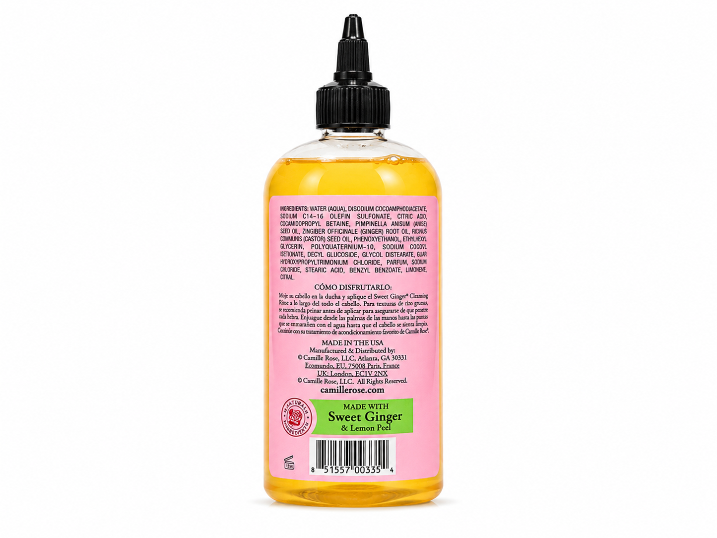 Camille Rose – Sweet Ginger Cleansing Rinse 355 ml