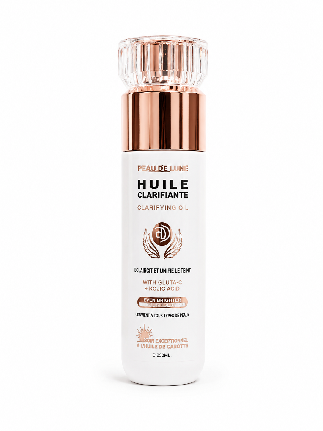 Peau de Lune – Huile Clarifiante Gluta-C & Acide Kojique 250 ml
