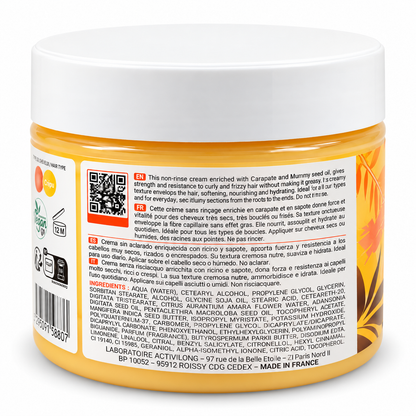 Activilong Actiforce Crème Soufflée 300 ml – Crème Sans Rinçage Nourrissante et Définissante pour Cheveux Bouclés, Frisés et Crépus