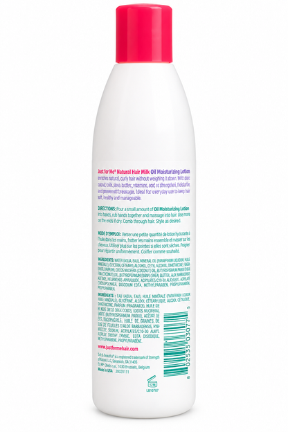 Just For Me Natural Hair Milk 295 ml – Lotion Hydratante à l’Huile de Coco, au Beurre de Karité et à la Vitamine E
