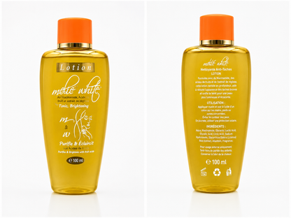 Mélè White – Lotion Nettoyante Anti-Taches Éclaircissante 100 ml