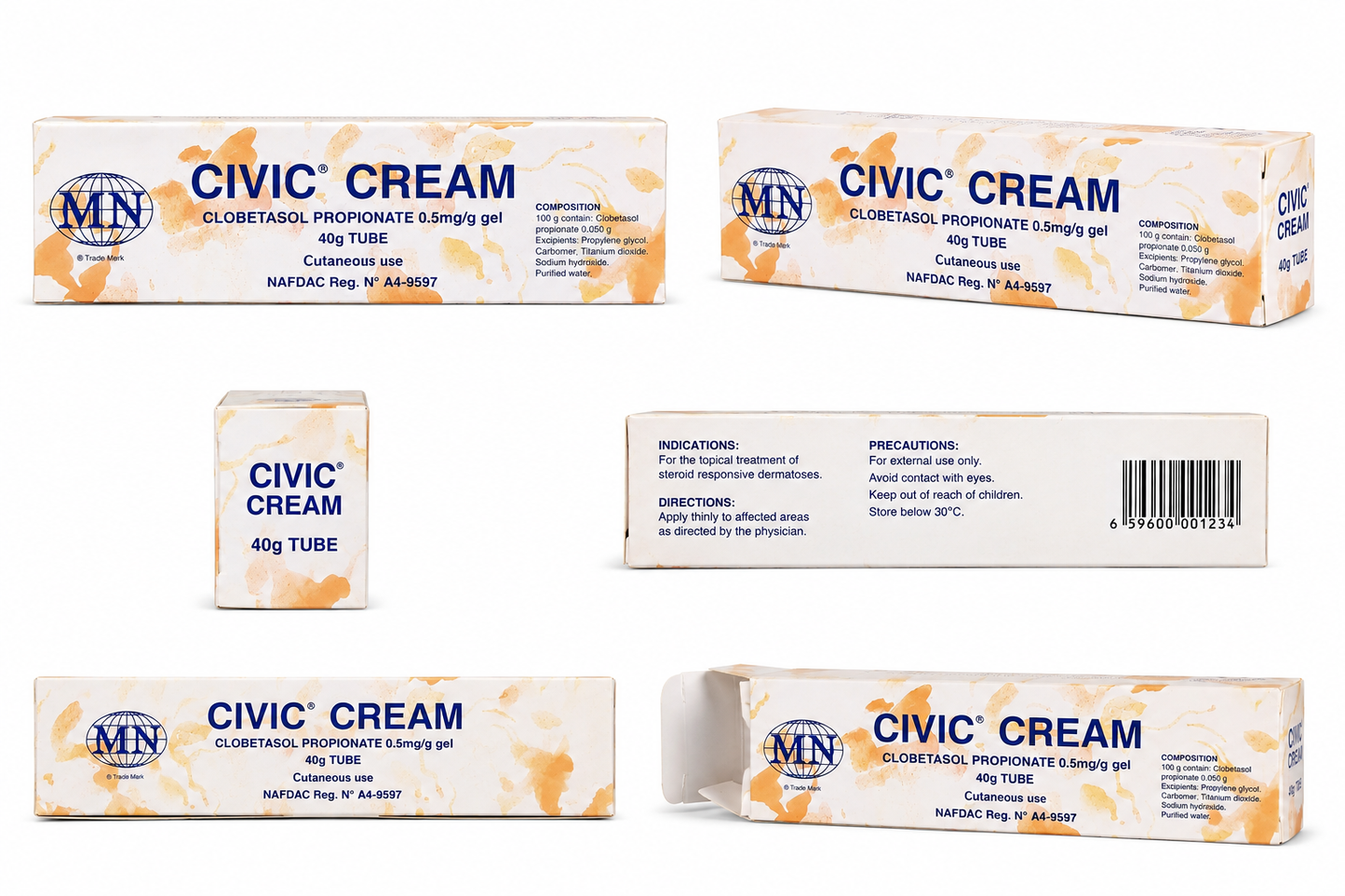 Civic Crème Visage – Acné, boutons et taches