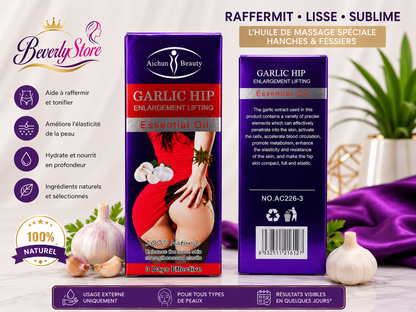 Garlic Hip Essential Oil – Huile de Massage Raffermissante