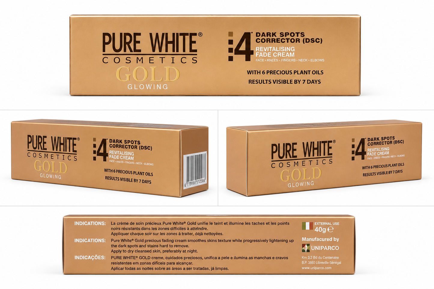 Pure White Cosmetics Gold Glowing – Correcteur de Taches n°4
