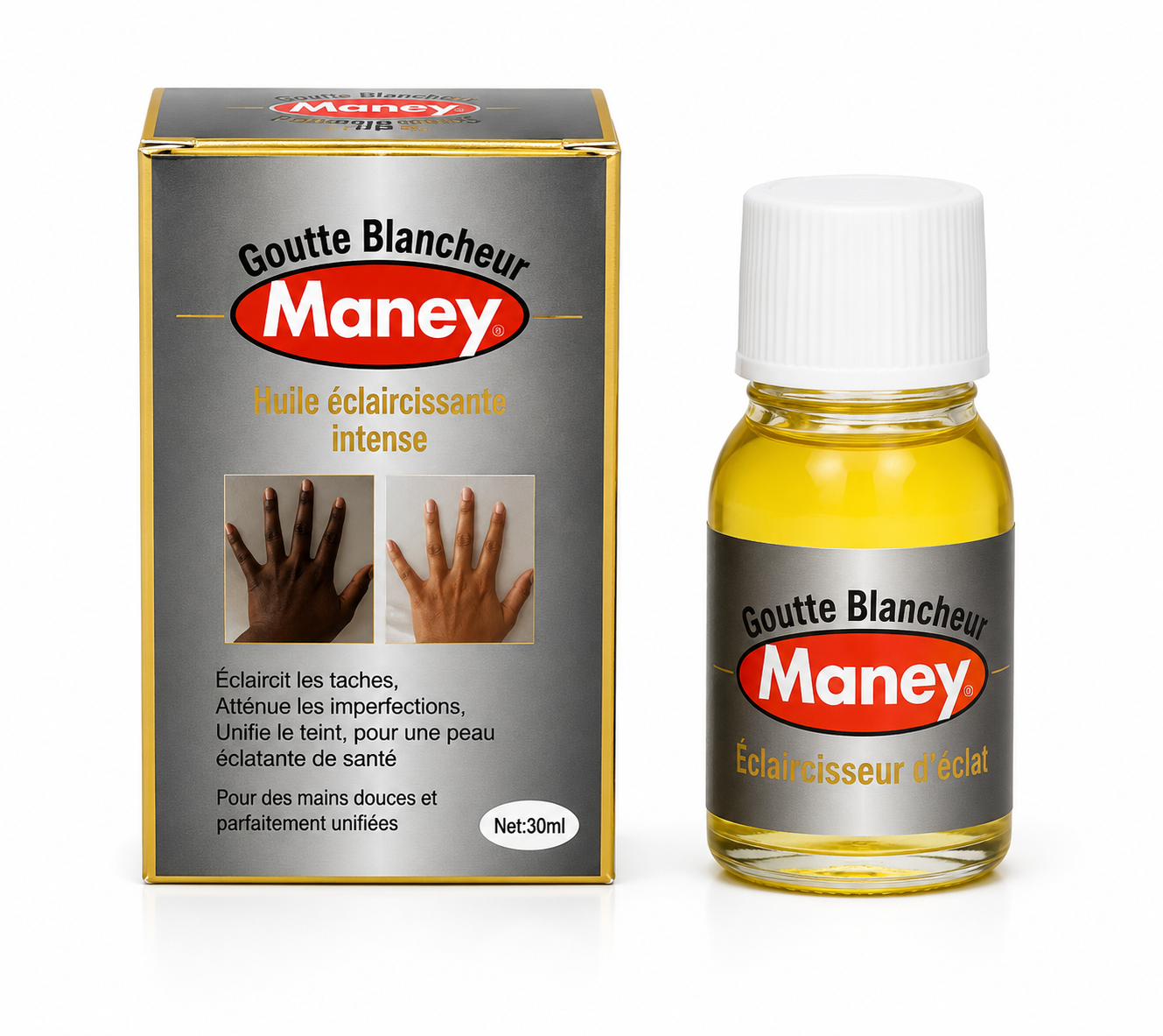 Maney -Goutte Blancheur Maney – Accélérateur d'Éclat