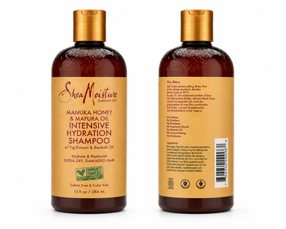 Shampooing hydratant Manuka Honey & Mafura Oil Intensive Hydration Shea Moisture