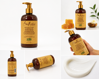 Shea Moisture Après-shampooing Hydratation Intense Miel de Manuka et Huile de Mafura