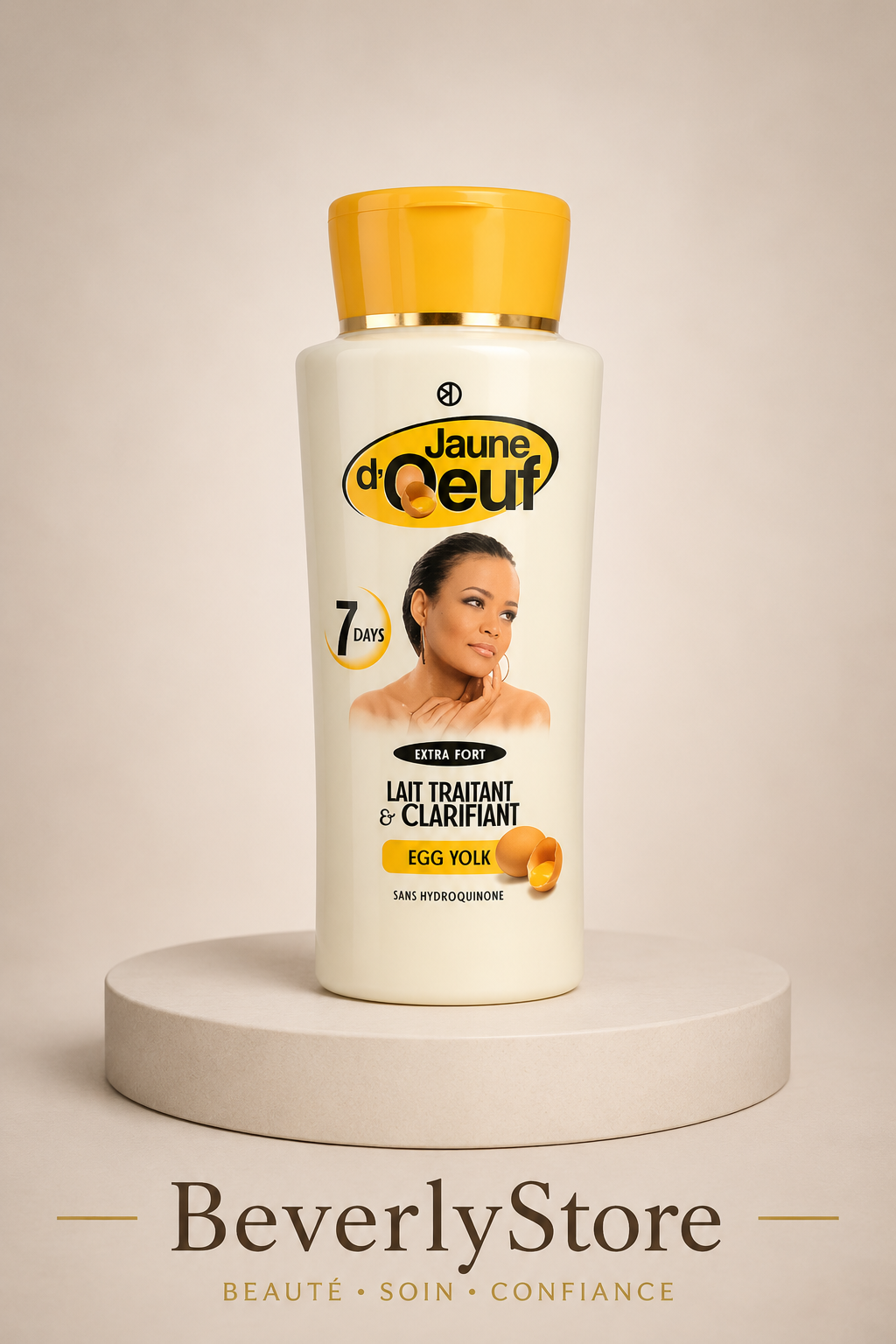 Lait au jaune d'œuf clarifiant hydratant 450ml