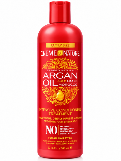 Crème of Nature Argan Oil – Shampooing Hydratant & Brillance 591 ml