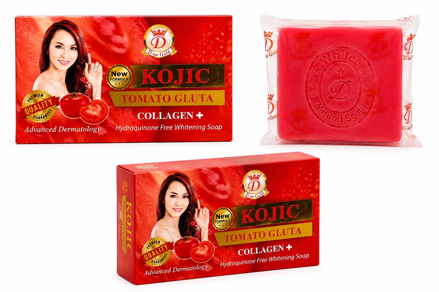 Kojic Tomato Gluta Collagen+  Savon Visage & Corps