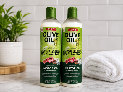 ORS Olive Oil – Oil Moisturizing Hair Lotion with Castor Oil