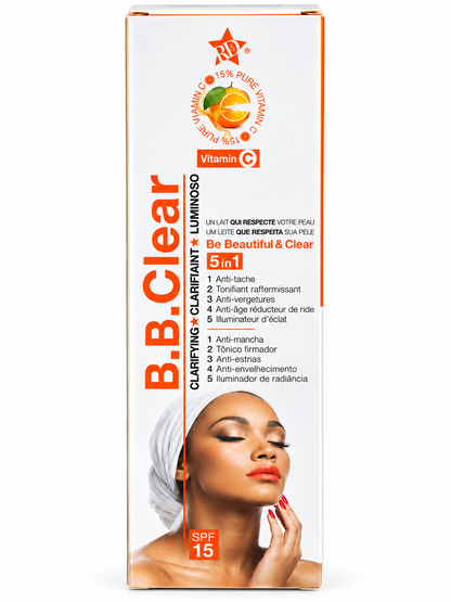 B.B. Clear Vitamin C 15% – Lait Clarifiant & Luminosité 5-en-1 SPF 15