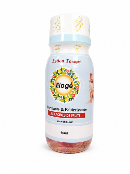 Eloge Lotion Tonique – Aux Acides de Fruits (60 ml)