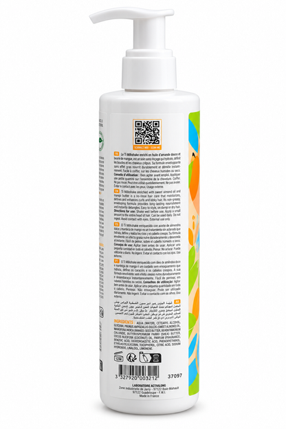 Activilong Actikids Ti Milkshake Leave-In 240 ml – Soin Sans Rinçage Hydratant et Définisseur de Boucles pour Enfants