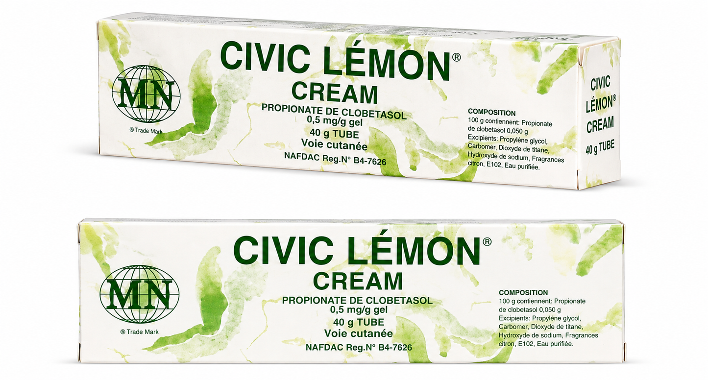 CIVIC LEMON Cream – Soin ciblé pour les imperfections de la peau