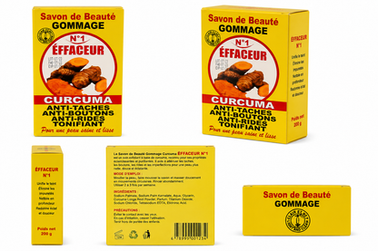 Savon de Beauté Gommage Curcuma N°1 Effaceur