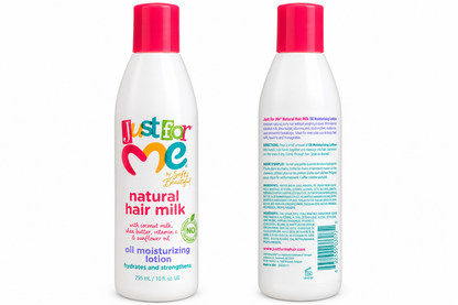 Just For Me Natural Hair Milk 295 ml – Lotion Hydratante à l’Huile de Coco, au Beurre de Karité et à la Vitamine E