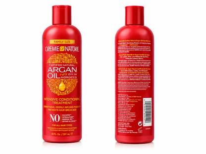 Crème of Nature Argan Oil – Soin Conditionneur Intensif 591 ml
