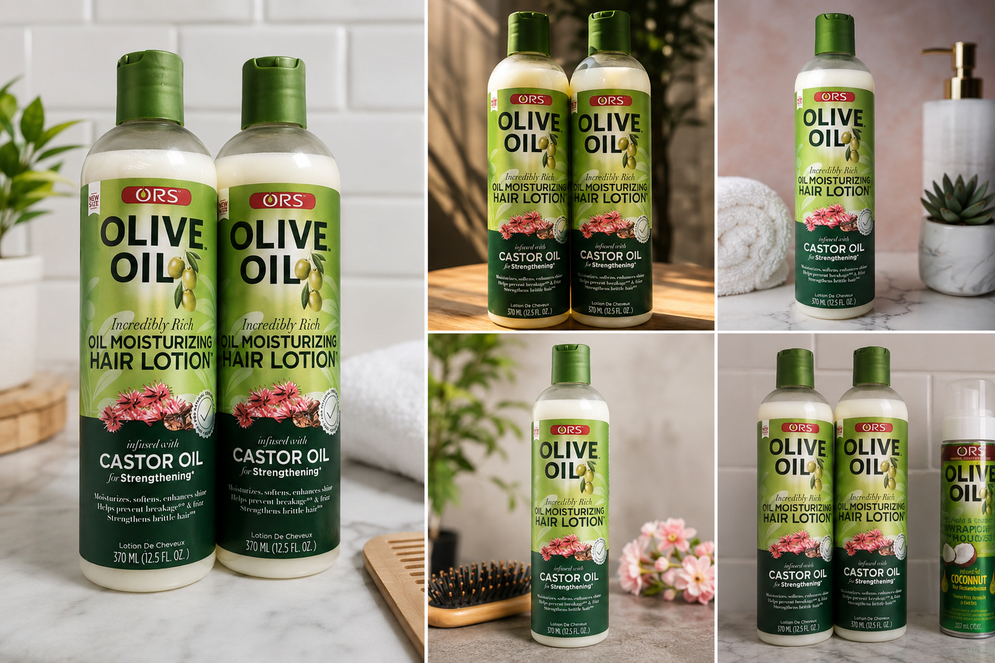 ORS Olive Oil – Oil Moisturizing Hair Lotion with Castor Oil
