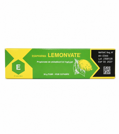 LEMONVATE® Gel – Propionate de Clobétasol 0,5 mg/g