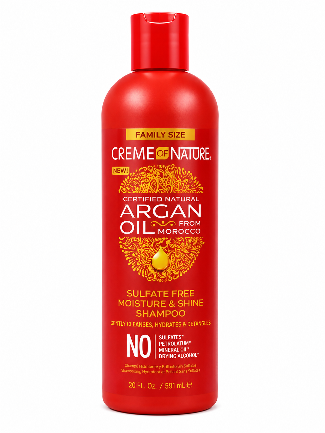 Crème of Nature Argan Oil – Soin Conditionneur Intensif 591 ml