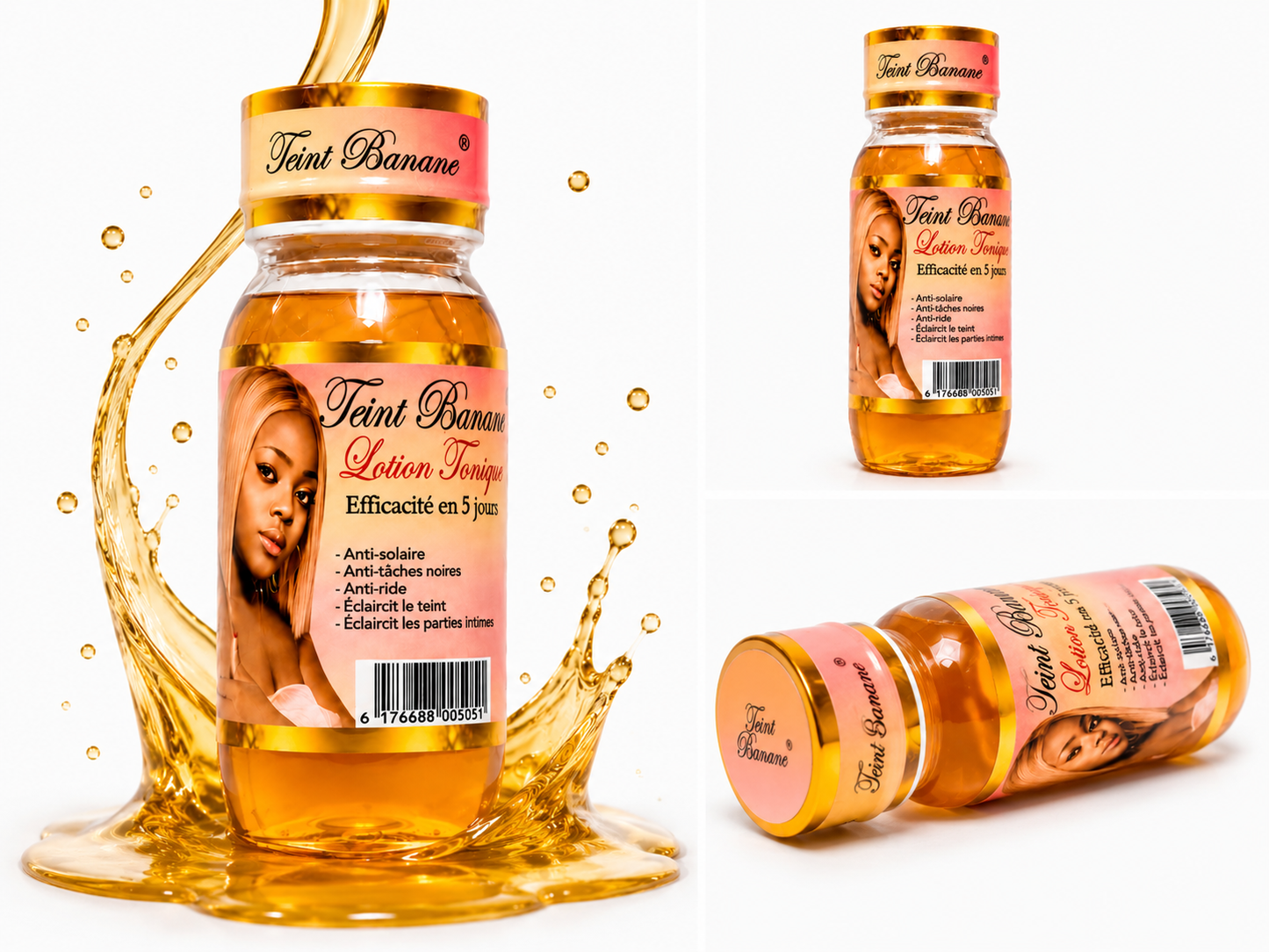 Teint Banane – Lotion Tonique Éclaircissante