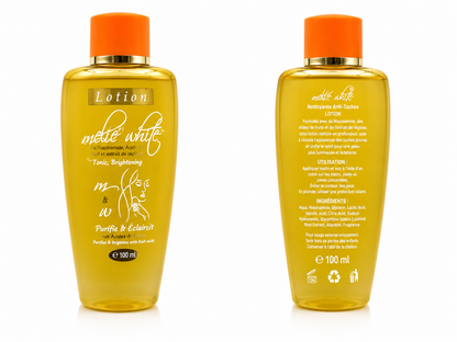 Mélè White – Lotion Nettoyante Anti-Taches Éclaircissante 100 ml