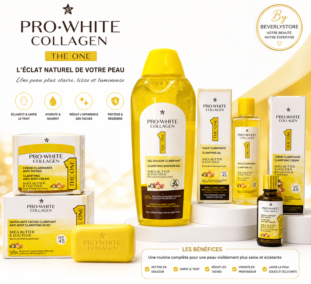 Duo Conseil Beverlystore – Gamme Pro-White Collagen The One
