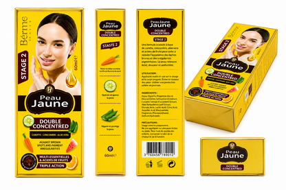 Peau Jaune – Double Concentré Éclaircissant 60 ml