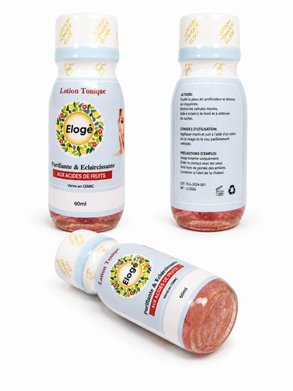 Eloge Lotion Tonique – Aux Acides de Fruits (60 ml)