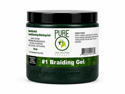 Pure Natural Products – Gel Coiffant Brillance & Tenue 16 oz