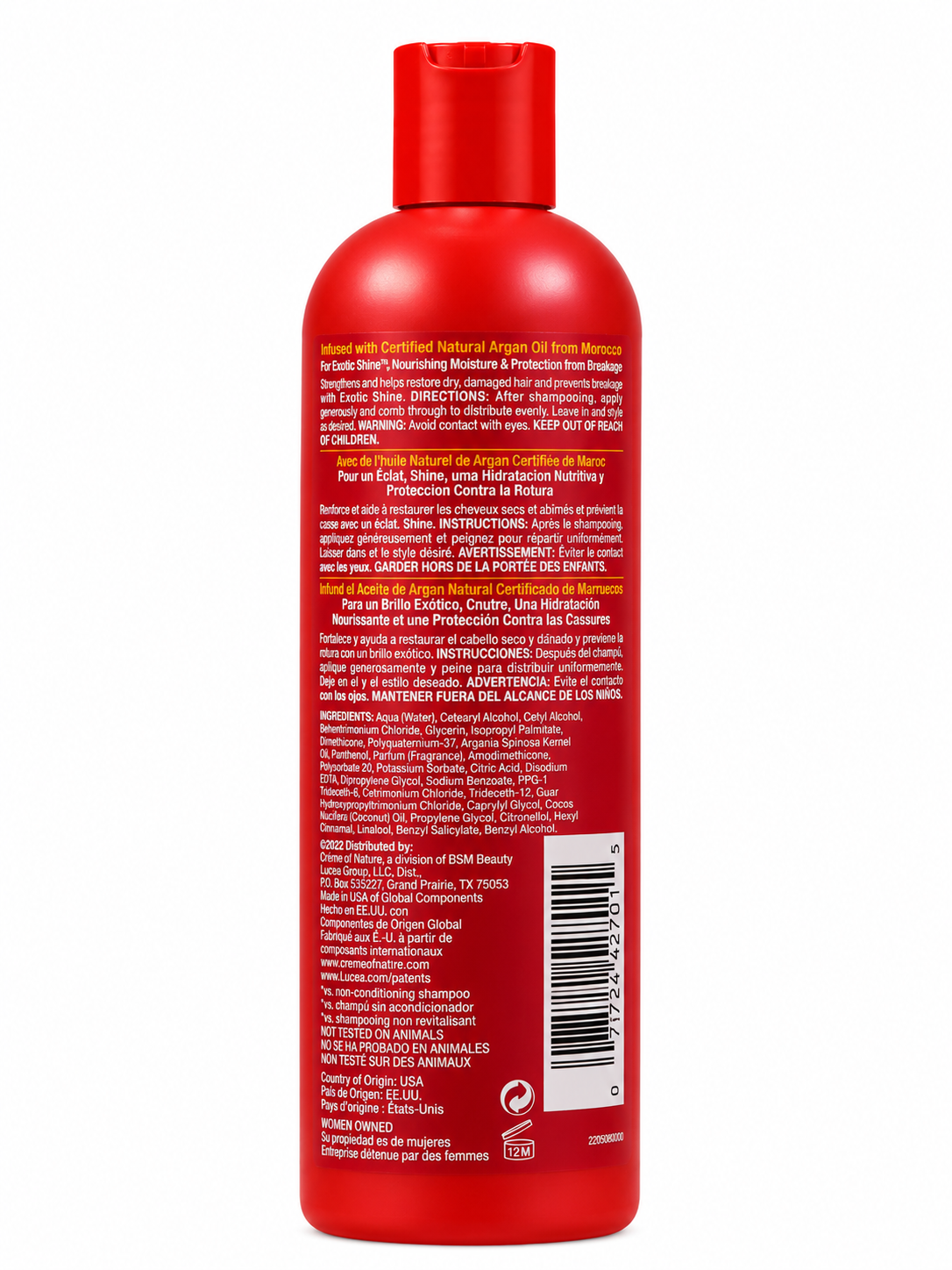 Crème of Nature Argan Oil – Soin Conditionneur Intensif 591 ml