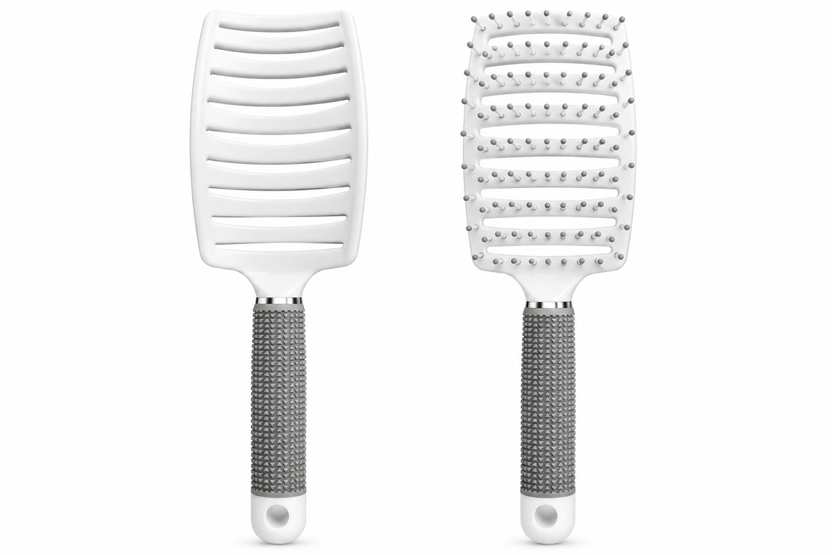 Brosse professionnelle ventilée – Démêlage & Séchage.