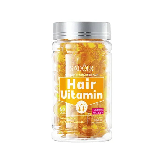 Capsules de vitamines Sadoer Nourish Strengthen Hair à l'extrait de miel (40 capsules) pour nourrir et hydrater les cheveux 250g